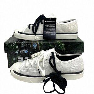 Converse x CLOT Jack Purcell OX Low Faux Fur White A00322C Sneakers Size Men’s